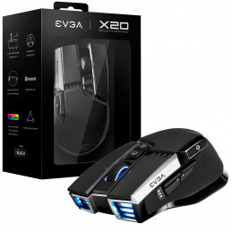 EVGA X20 hiiri Molempikätinen RF Wireless + Bluetooth + USB Type-A Optinen 16000 DPI