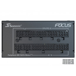 Seasonic FOCUS SGX-750 (2021) virtalähdeyksikkö 750 W 20+4 pin ATX SFX Musta