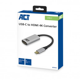 ACT AC7010 USB grafiikka-adapteri 4096 x 2160 pikseliä Harmaa