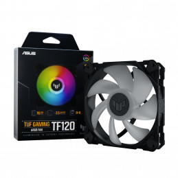 ASUS TUF Gaming TF120 ARGB Fan Tietokonekotelo Ilmanjäähdytin 12 cm Musta