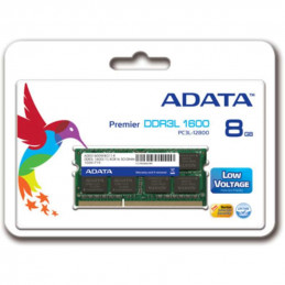 ADATA ADDS1600W8G11-S muistimoduuli 8 GB 1 x 8 GB DDR3L 1600 MHz