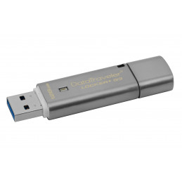 Kingston Technology DataTraveler Locker+ G3 USB-muisti 128 GB USB A-tyyppi 3.2 Gen 1 (3.1 Gen 1) Hopea