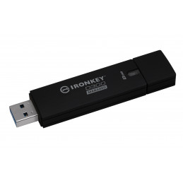 Kingston Technology IronKey D300 USB-muisti 16 GB USB A-tyyppi 3.2 Gen 1 (3.1 Gen 1) Musta
