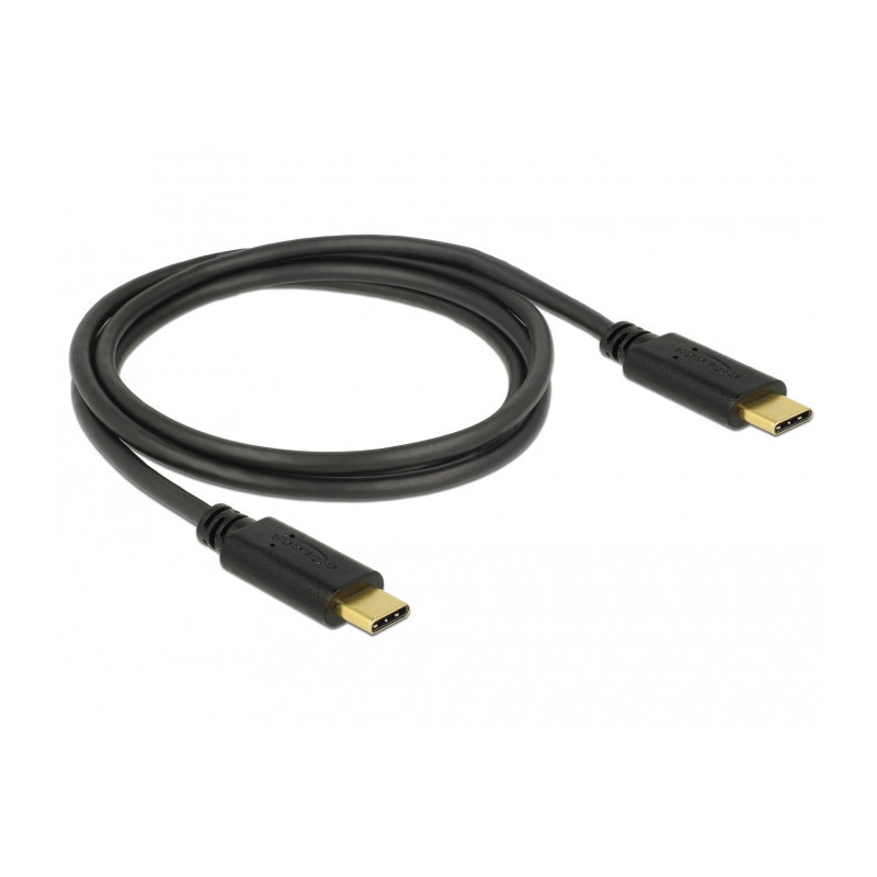 DeLOCK 83323 USB-kaapeli 1 m USB 2.0 USB C Musta