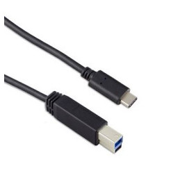 Targus ACC924EUX USB-kaapeli 1 m USB 3.2 Gen 2 (3.1 Gen 2) USB C USB B Musta