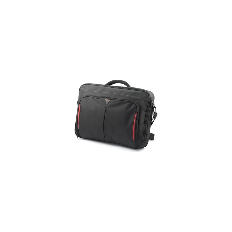 DELL Classic+ laukku kannettavalle tietokoneelle 45,7 cm (18") Salkku Musta, Punainen