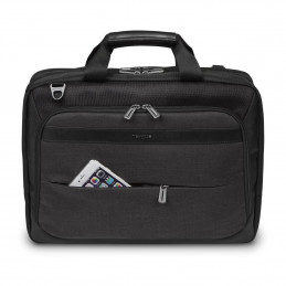 Targus CitySmart laukku kannettavalle tietokoneelle 39,6 cm (15.6") Lähettilaukku Musta, Harmaa