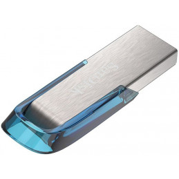 SanDisk Ultra Flair USB-muisti 32 GB USB A-tyyppi 3.2 Gen 1 (3.1 Gen 1) Sininen, Hopea