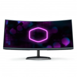 Cooler Master Gaming GM34-CW 86,4 cm (34") 3440 x 1440 pikseliä UltraWide Quad HD LCD Musta