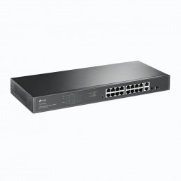 TP-Link TL-SG1218MP verkkokytkin Hallitsematon Gigabit Ethernet (10 100 1000) Power over Ethernet -tuki Musta