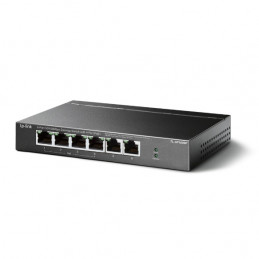 TP-Link TL-SF1006P verkkokytkin Hallitsematon Fast Ethernet (10 100) Power over Ethernet -tuki Musta