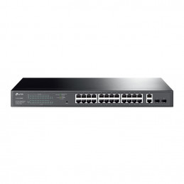TP-Link TL-SG1428PE verkkokytkin Hallittu Gigabit Ethernet (10 100 1000) Power over Ethernet -tuki 1U Musta