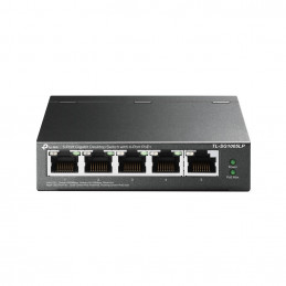 TP-Link TL-SG1005LP verkkokytkin Hallitsematon Gigabit Ethernet (10 100 1000) Power over Ethernet -tuki Musta