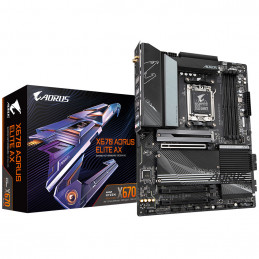 Gigabyte X670 AORUS ELITE AX emolevy AMD X670 Socket AM5 ATX