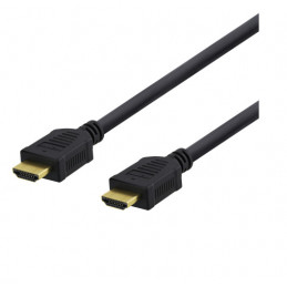 Deltaco HDMI-1030D HDMI-kaapeli 3 m HDMI-tyyppi A (vakio) Musta