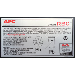 APC RBC48 UPS-akku Sealed Lead Acid (VRLA)