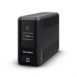 CyberPower UT850EG UPS-virtalähde Linjainteraktiivinen 0,85 kVA 425 W 3 AC-pistorasia(a)