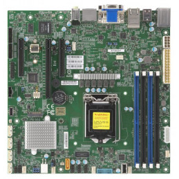 Supermicro X11SCZ-F Intel C246 LGA 1151 (pistoke H4) mikro ATX