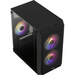 Aerocool CS107V2 tietokonekotelo Mini Tower Musta