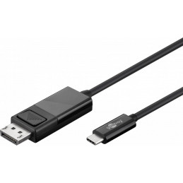 Goobay 79295 videokaapeli-adapteri 1,2 m USB Type-C DisplayPort Musta