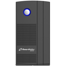 PowerWalker 10121070 UPS-virtalähde Linjainteraktiivinen 0,85 kVA 480 W 2 AC-pistorasia(a)