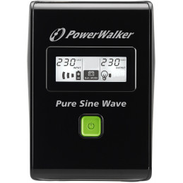 PowerWalker VI 800 SW FR Linjainteraktiivinen 0,8 kVA 480 W 2 AC-pistorasia(a)