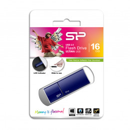 Silicon Power Ultima U05 USB-muisti 16 GB USB A-tyyppi 2.0 Sininen