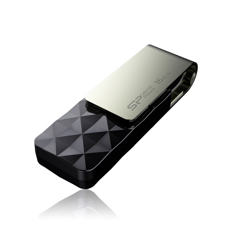 Silicon Power Blaze B30 USB-muisti 16 GB USB A-tyyppi 3.2 Gen 1 (3.1 Gen 1) Musta