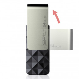 Silicon Power Blaze B30 USB-muisti 16 GB USB A-tyyppi 3.2 Gen 1 (3.1 Gen 1) Musta