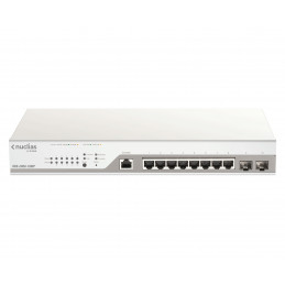 D-Link DBS-2000-10MP verkkokytkin Hallittu L2 Gigabit Ethernet (10 100 1000) Power over Ethernet -tuki Harmaa