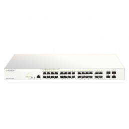 D-Link DBS-2000-28MP verkkokytkin Hallittu L2 Gigabit Ethernet (10 100 1000) Harmaa