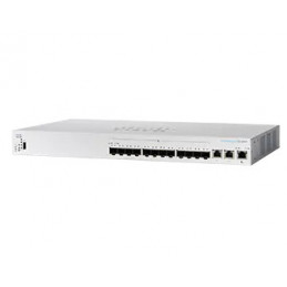 Cisco CBS350 Hallittu L3 10G Ethernet (100 1000 10000) 1U Musta, Harmaa