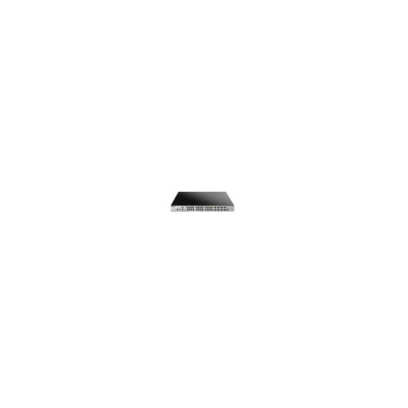 D-Link DGS-3630-28PC SI verkkokytkin Hallittu L3 Gigabit Ethernet (10 100 1000) Power over Ethernet -tuki Musta, Harmaa