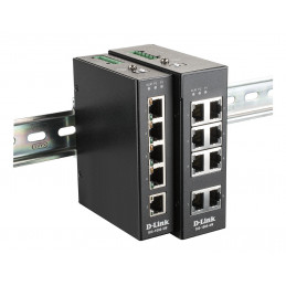 D-Link DIS-100E-5W verkkokytkin Hallitsematon L2 Fast Ethernet (10 100) Musta