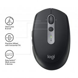 Logitech M590 hiiri Oikeakätinen Langaton RF + Bluetooth Optinen 1000 DPI