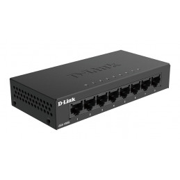 D-Link DGS-108GL Hallitsematon Gigabit Ethernet (10 100 1000) Musta