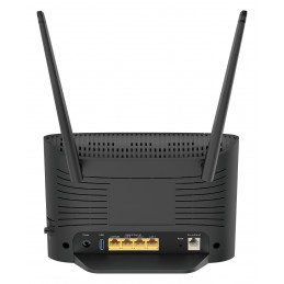 D-Link DSL-3788 langaton reititin Gigabitti Ethernet Kaksitaajuus (2,4 GHz 5 GHz) Musta