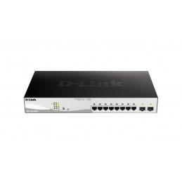 D-Link DGS-1210-10MP verkkokytkin Hallittu L2 L3 Gigabit Ethernet (10 100 1000) Power over Ethernet -tuki Musta