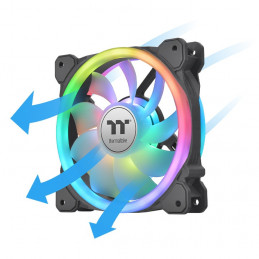 Thermaltake SWAFAN 14 RGB Tietokonekotelo Tuuletin 14 cm Musta 3 kpl