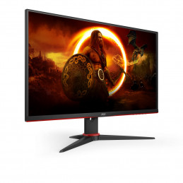 AOC Q27G2E BK tietokoneen litteä näyttö 68,6 cm (27") 2560 x 1440 pikseliä Quad HD Musta, Punainen