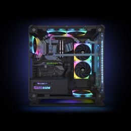 Thermaltake TOUGHFAN 14 RGB Tietokonekotelo Tuuletin 14 cm Valkoinen 3 kpl