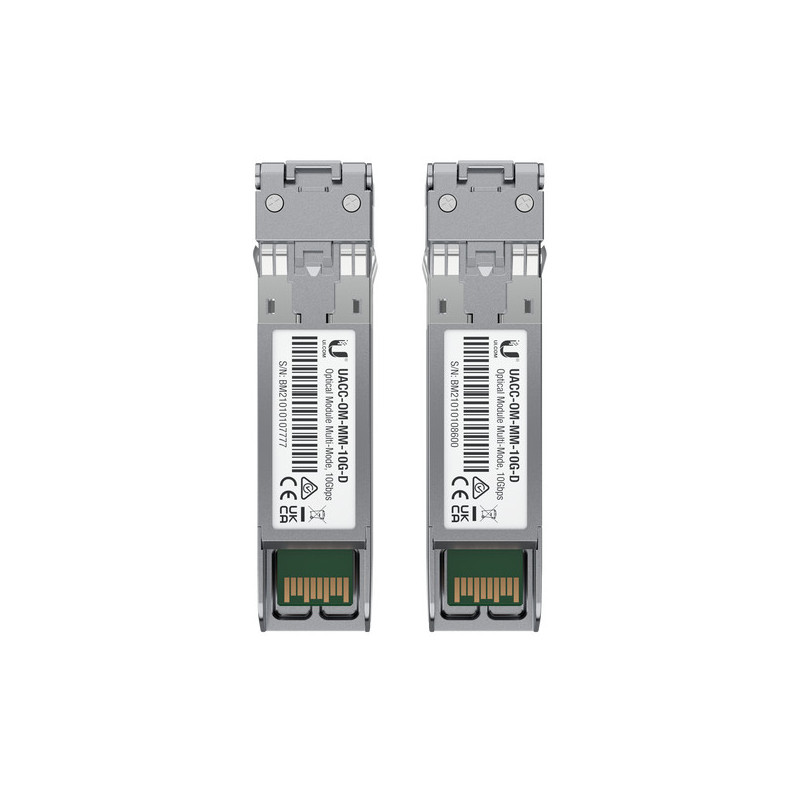 Ubiquiti Networks UACC-OM-MM-10G-D-2 lähetin-vastaanotinmoduuli Valokuitu 10000 Mbit s 850 nm