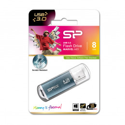 Silicon Power Marvel M01 8GB USB-muisti USB A-tyyppi 3.2 Gen 1 (3.1 Gen 1) Sininen