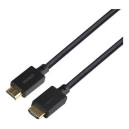 Deltaco HU-10-LSZH HDMI-kaapeli 1 m HDMI-tyyppi A (vakio) Musta