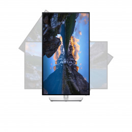 DELL UltraSharp U2722DE 68,6 cm (27") 2560 x 1440 pikseliä Quad HD LCD Musta, Hopea