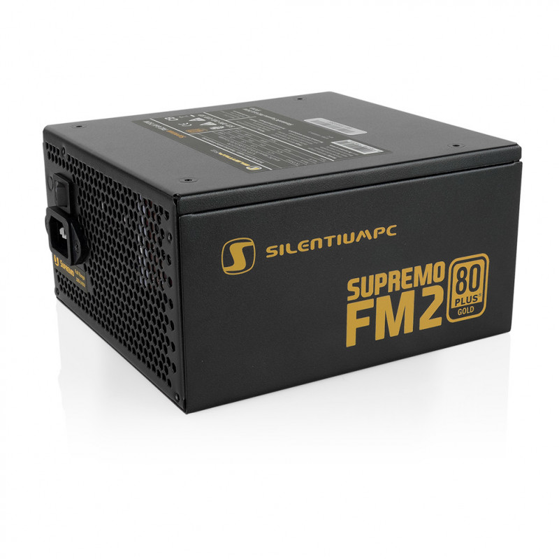 SilentiumPC Supremo FM2 Gold virtalähdeyksikkö 750 W 24-pin ATX ATX Musta