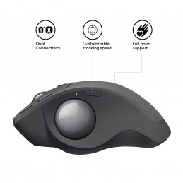 Logitech MX Ergo hiiri Oikeakätinen Langaton RF + Bluetooth Trackball 440 DPI