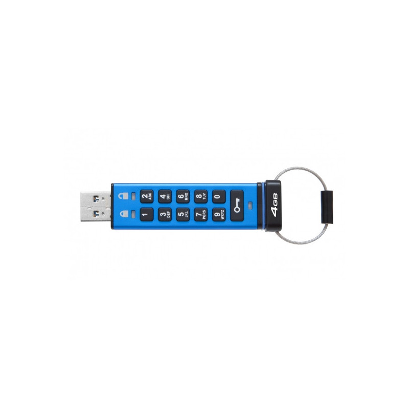 Kingston Technology DataTraveler 2000 4GB USB-muisti USB A-tyyppi 3.2 Gen 1 (3.1 Gen 1) Sininen