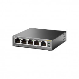 TP-LINK TL-SG1005P Hallitsematon Gigabit Ethernet (10 100 1000) Power over Ethernet -tuki Musta
