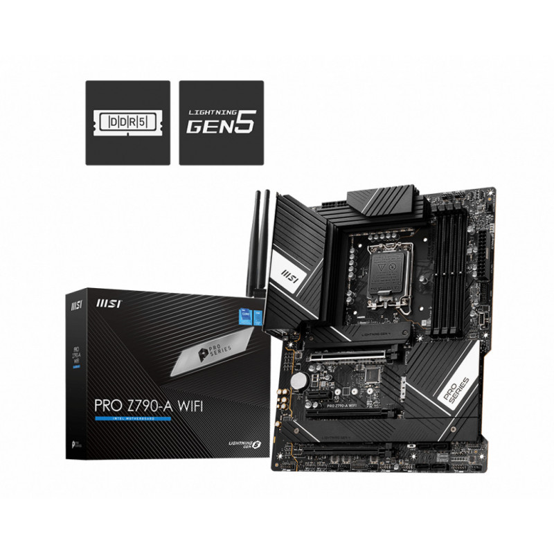 MSI PRO Z790-A WIFI emolevy Intel Z790 LGA 1700 ATX